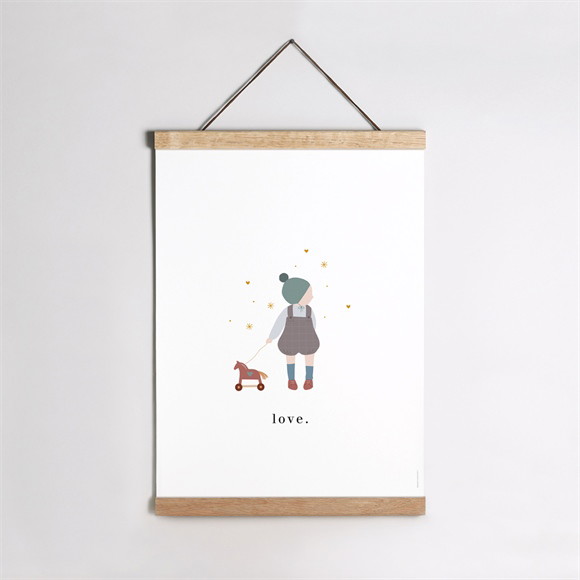 Affiche naissance Tendre écrin réf.N26003