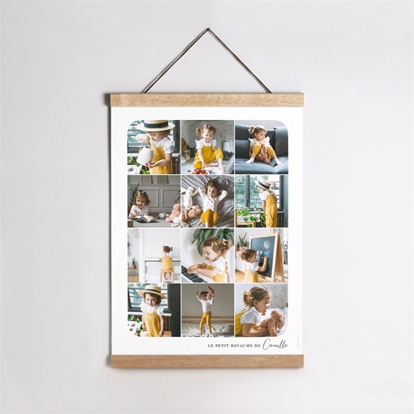 Affiche naissance Jolie Mosaïque réf.N26005