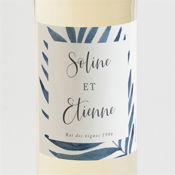 Etiquette de bouteille mariage Evasion réf.N3001764