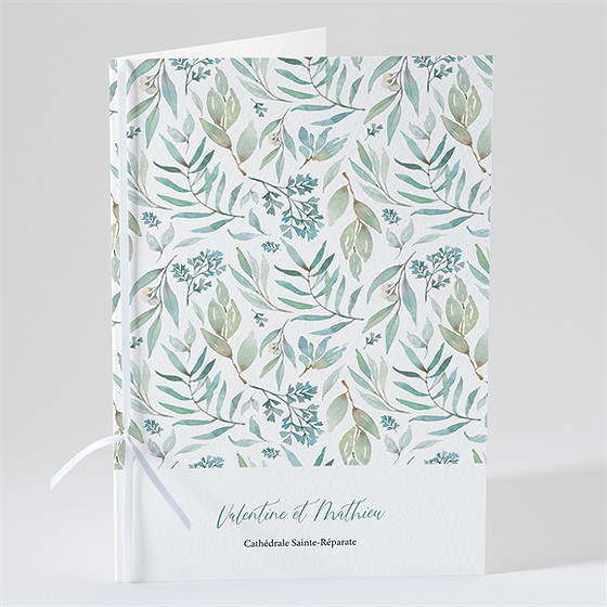 Livret de messe mariage délicat