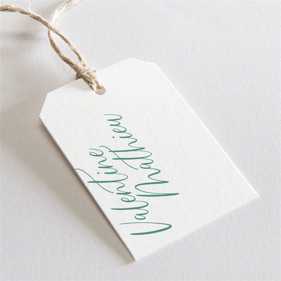 Etiquette mariage Délicat réf.N291112