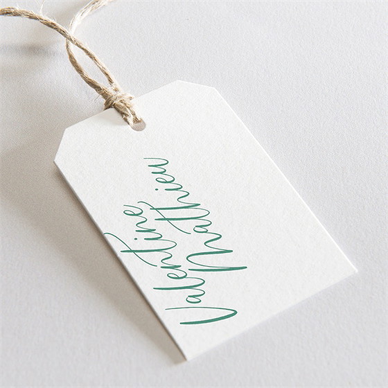 Etiquette mariage délicat