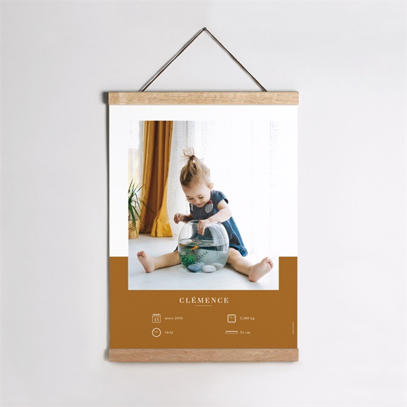 Affiche naissance Mes petits pictos réf.N26013