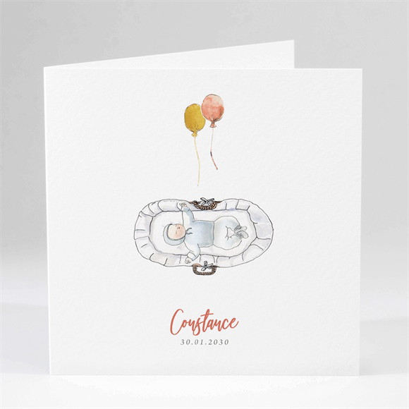 Faire-part naissance Tendre Aquarelle réf.N451248