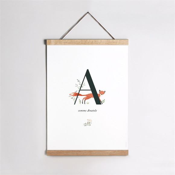 Affiche naissance Première Initiale réf.N26025