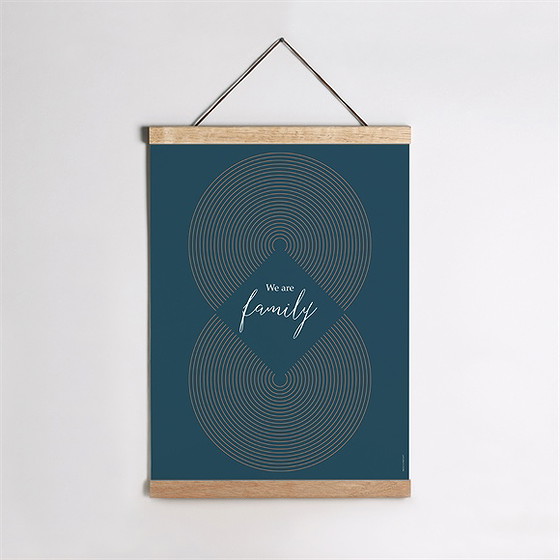 Affiche naissance petites nuances