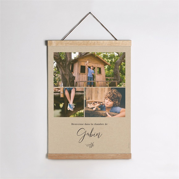 Affiche naissance Son domaine réf.N26035