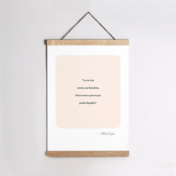 Affiche naissance petite citation