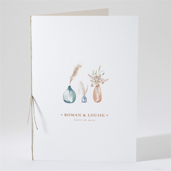 Livret de messe mariage Beauté Délicate réf.N491278