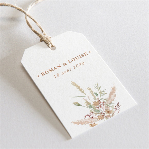 Etiquette mariage Beauté Délicate réf.N291130