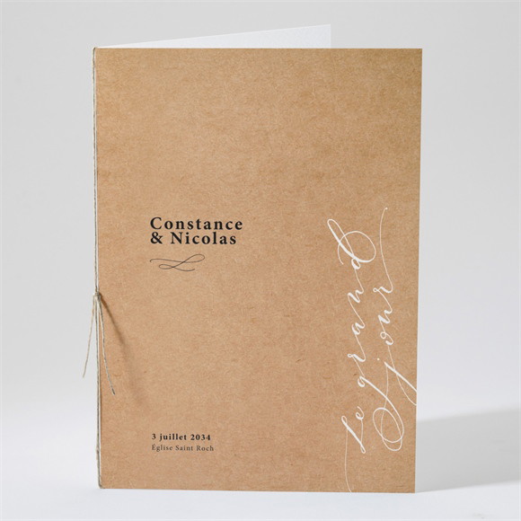 Livret de messe mariage Photomaton réf.N491239