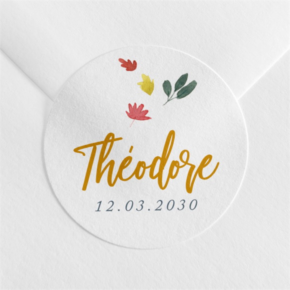 Sticker naissance Lion Petit Roi réf.N360280