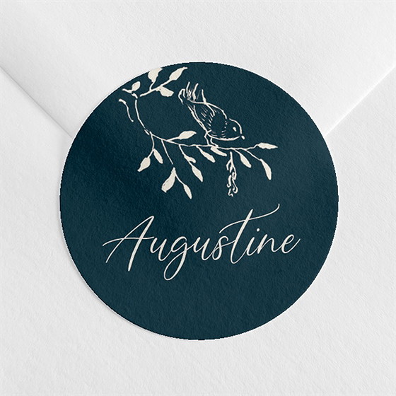 Sticker naissance scène de vie