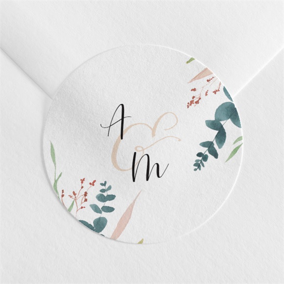 Sticker mariage Bouquet ardent réf.N360259