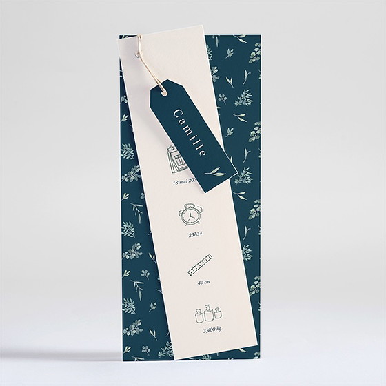 Faire-part naissance symboles de joie