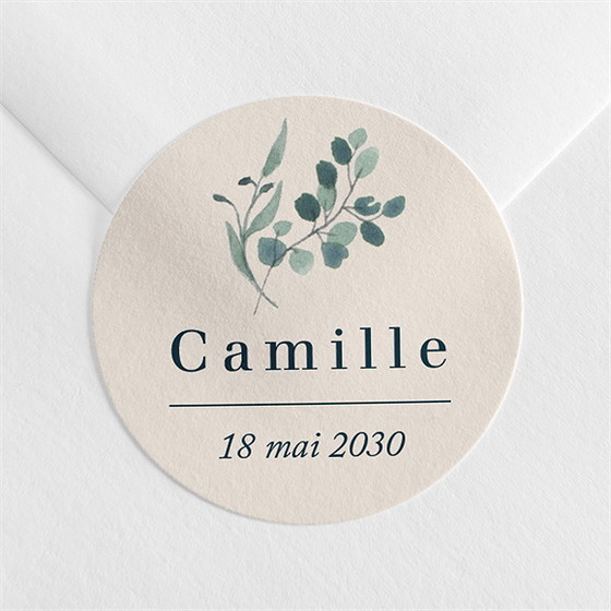 Sticker naissance symboles de joie