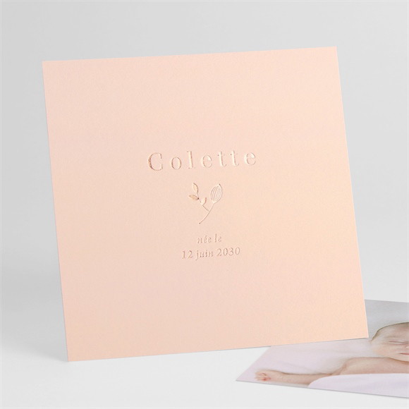 Faire-part naissance Nuances de Cuivre réf.N351217