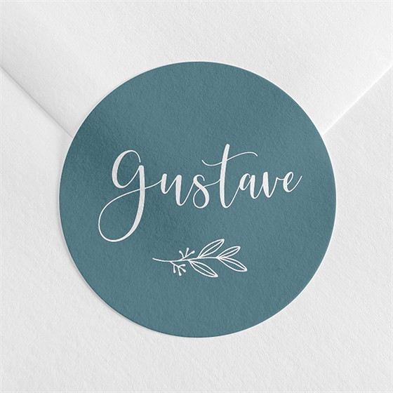 Sticker naissance jolie touche