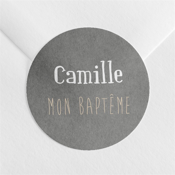 Sticker baptême En Symboles réf.N360289