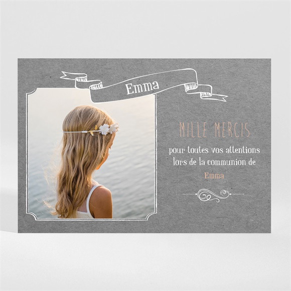 Remerciement communion Communion et Symboles réf.N11076