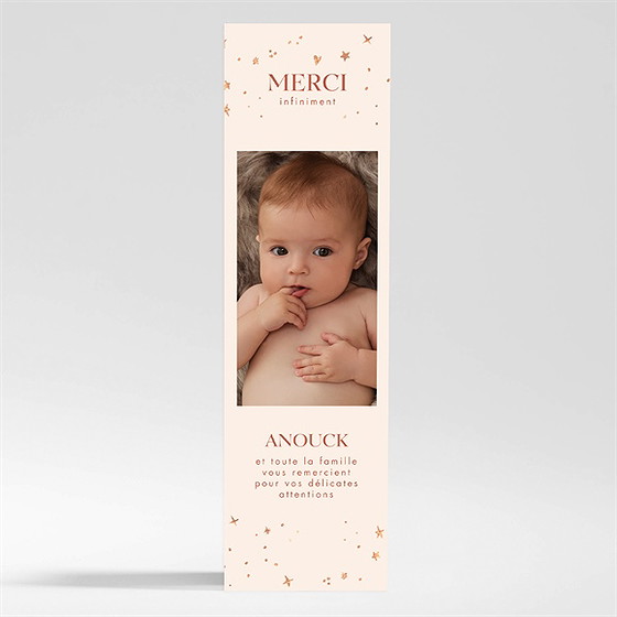 Remerciement naissance mon etoile