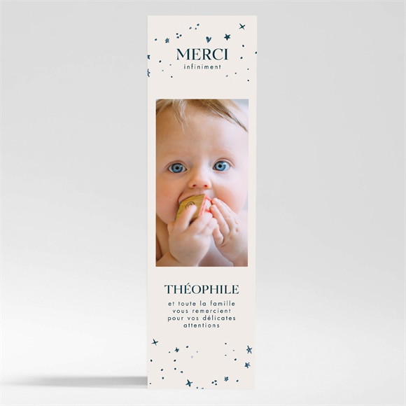 Remerciement naissance Petit Astre réf.N200392