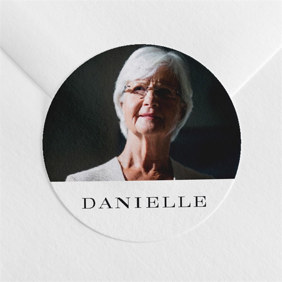 Stickers décès En sa Mémoire réf.N360296