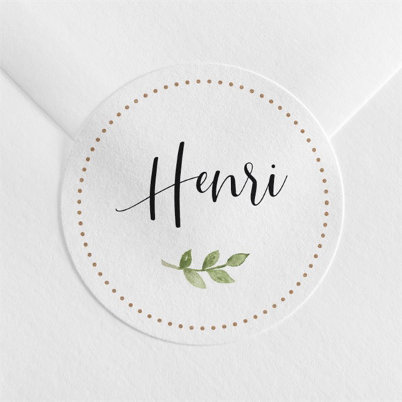 Stickers décès Mémoires réf.N360312