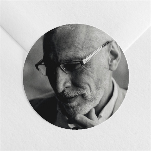 Stickers décès Memento Magnet réf.N360313