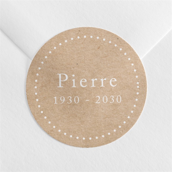 Stickers décès Souvenirs réf.N360314