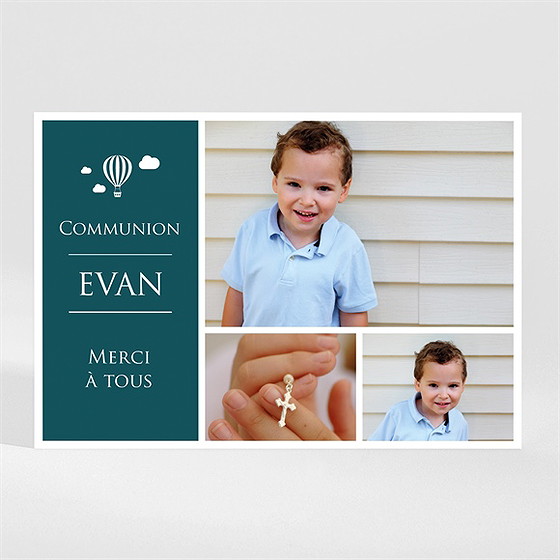 Remerciement communion jolis petits symboles magnet