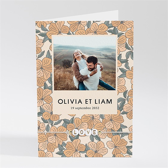 Faire-part mariage lovely bracelet