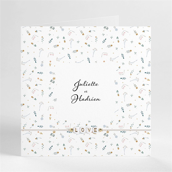 Faire-part mariage notre sweet love