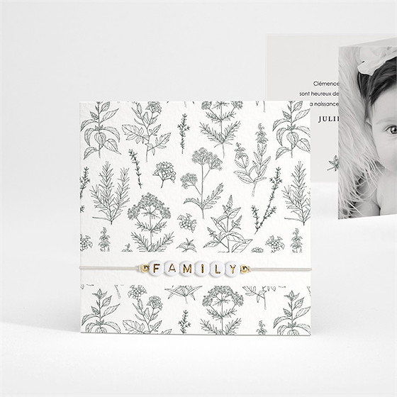 Faire-part naissance notre fierté