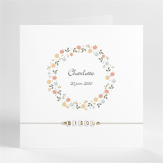 Faire-part naissance petit mot d'amour