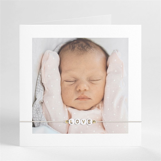 Faire-part naissance notre merveille