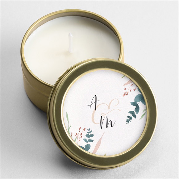 Bougie mariage Bouquet ardent réf.N360330