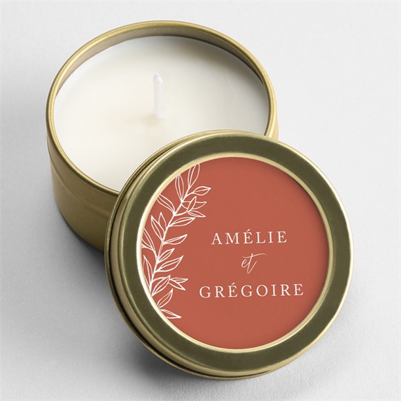 Bougie mariage Jolie Esquisse réf.N360338