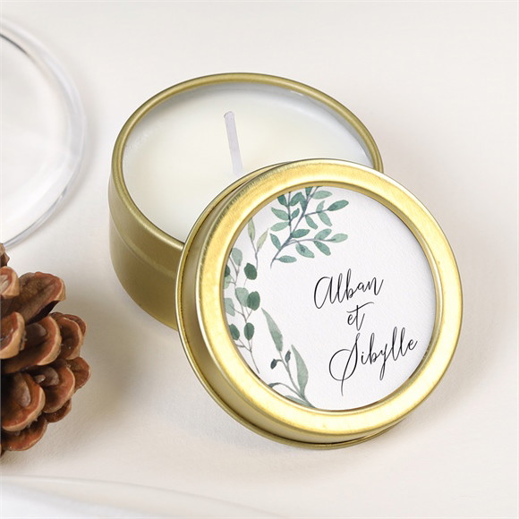 Bougie mariage Bouquet provençal réf.N360349