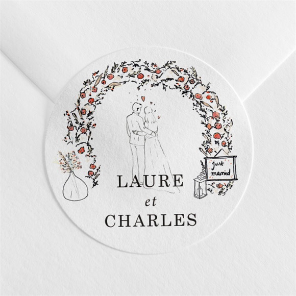 Sticker mariage Belle Intimité réf.N360264