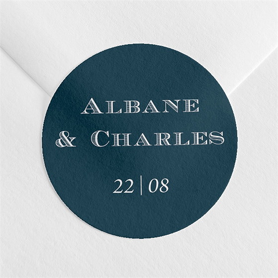 Sticker mariage fleur des champs