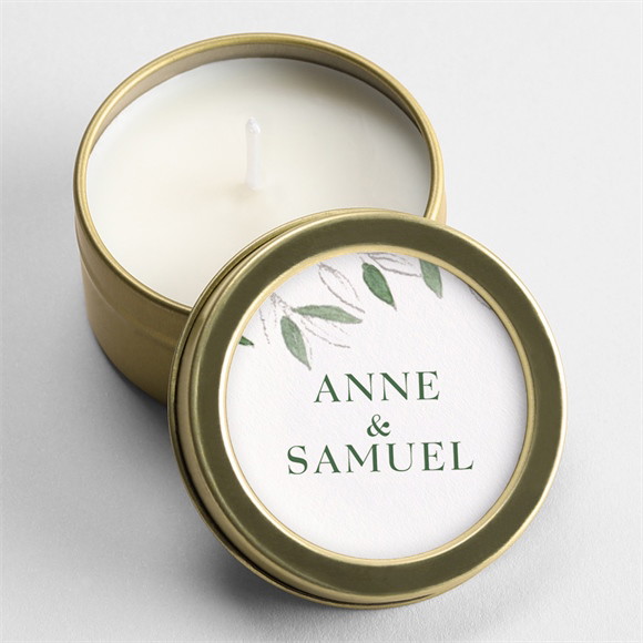 Bougie mariage La Belle Histoire réf.N360331