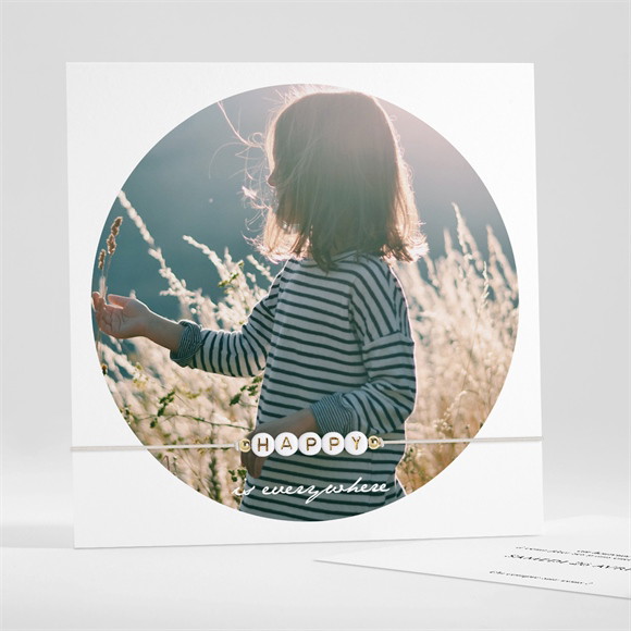 Invitation anniversaire Elegance en photo réf.N351232