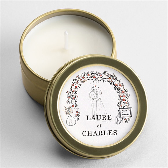 Bougie mariage Belle Intimité réf.N360333