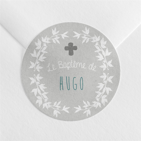 Sticker baptême Découpe originale réf.N360383