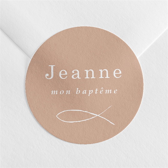 Sticker baptême le souffle