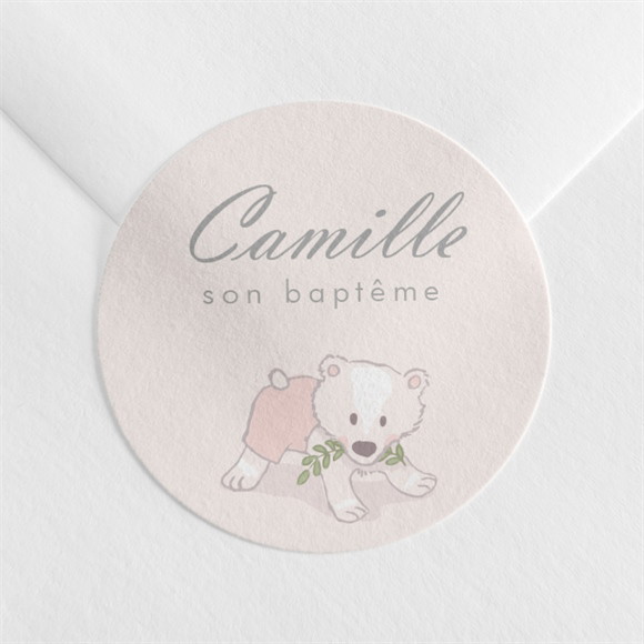 Sticker baptême Mon petit Marque Page réf.N360453