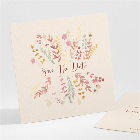 Save the Date mariage Élégance Champêtre réf.N301327