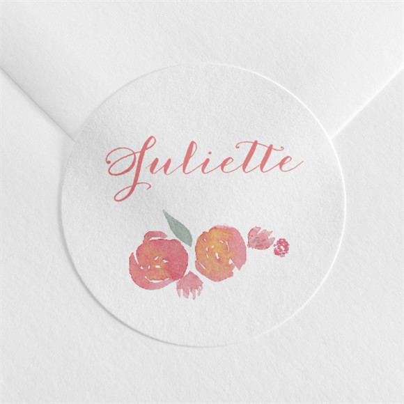 Sticker communion Couronne aquarelle réf.N360465