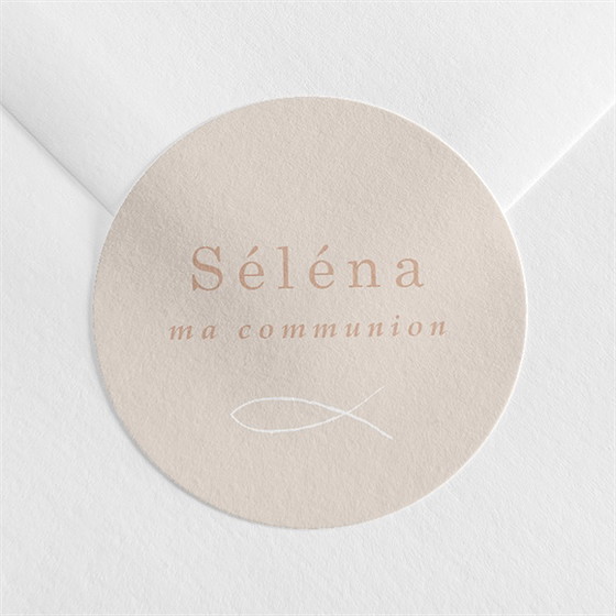 Sticker communion pourpre